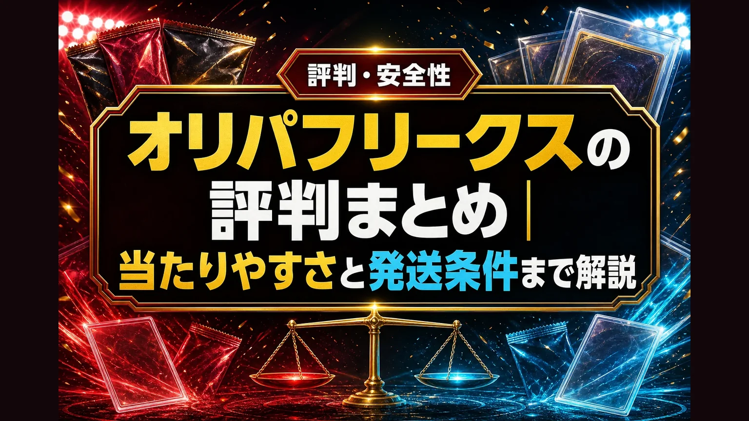 オリパフリークスの評判まとめ｜当たりやすさと発送条件まで解説